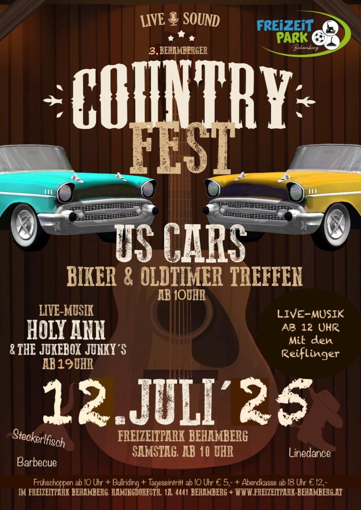 Country Fest mit USCars, Bikes & Oldtimern