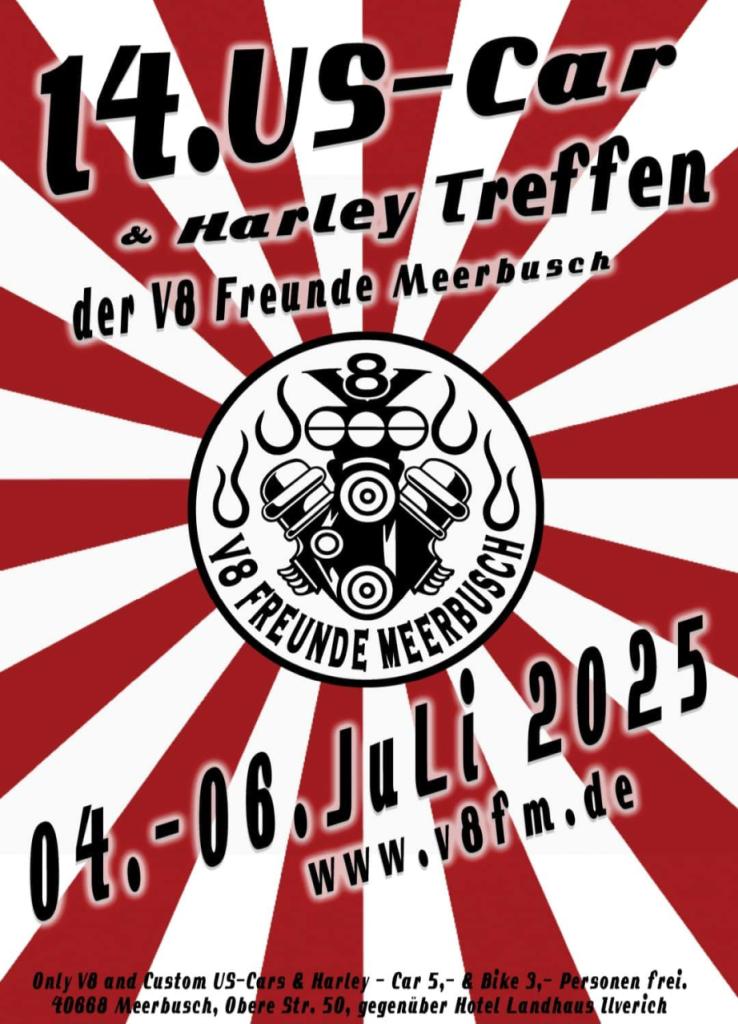 14. US-Car & Harleytreffen der V8 Freunde Meerbusch