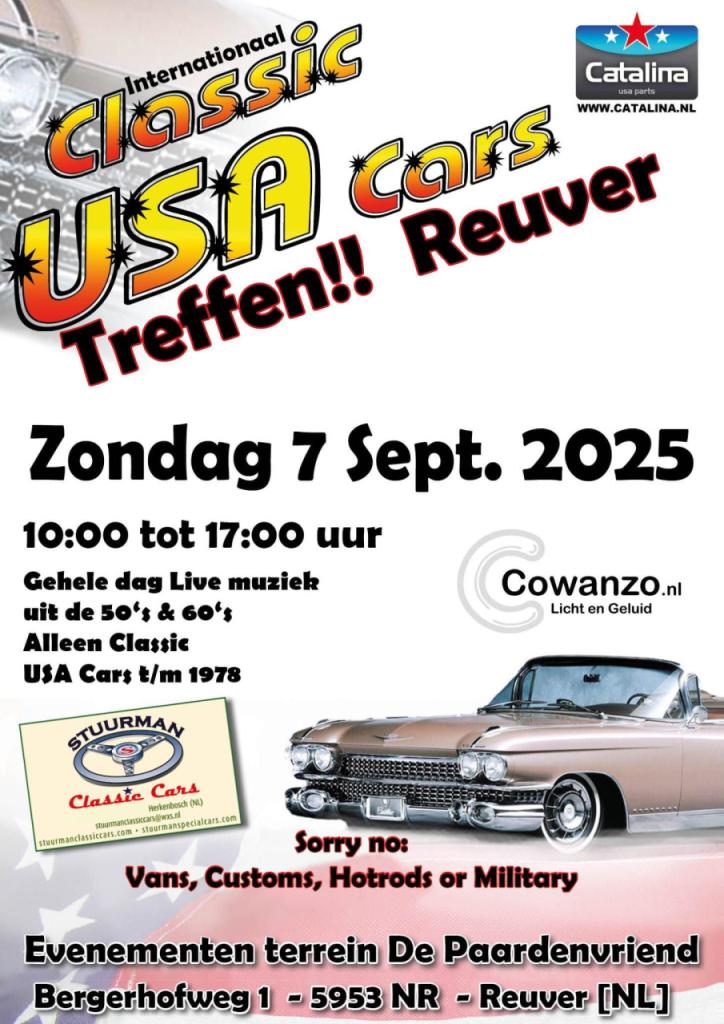 16. Int.Classic USA Car Treffen Reuver