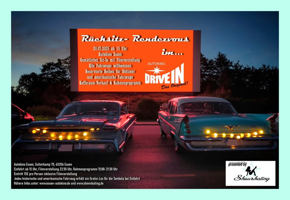 Rücksitz Rendezvous im Autokino Essen